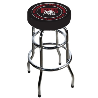 Bush Hog Counter Stool With logo printed on top 