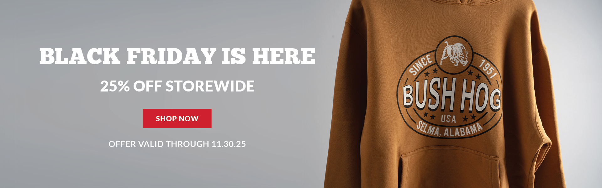 Black Friday is Here | 25% Off Storewide | Valid through 11.30.25